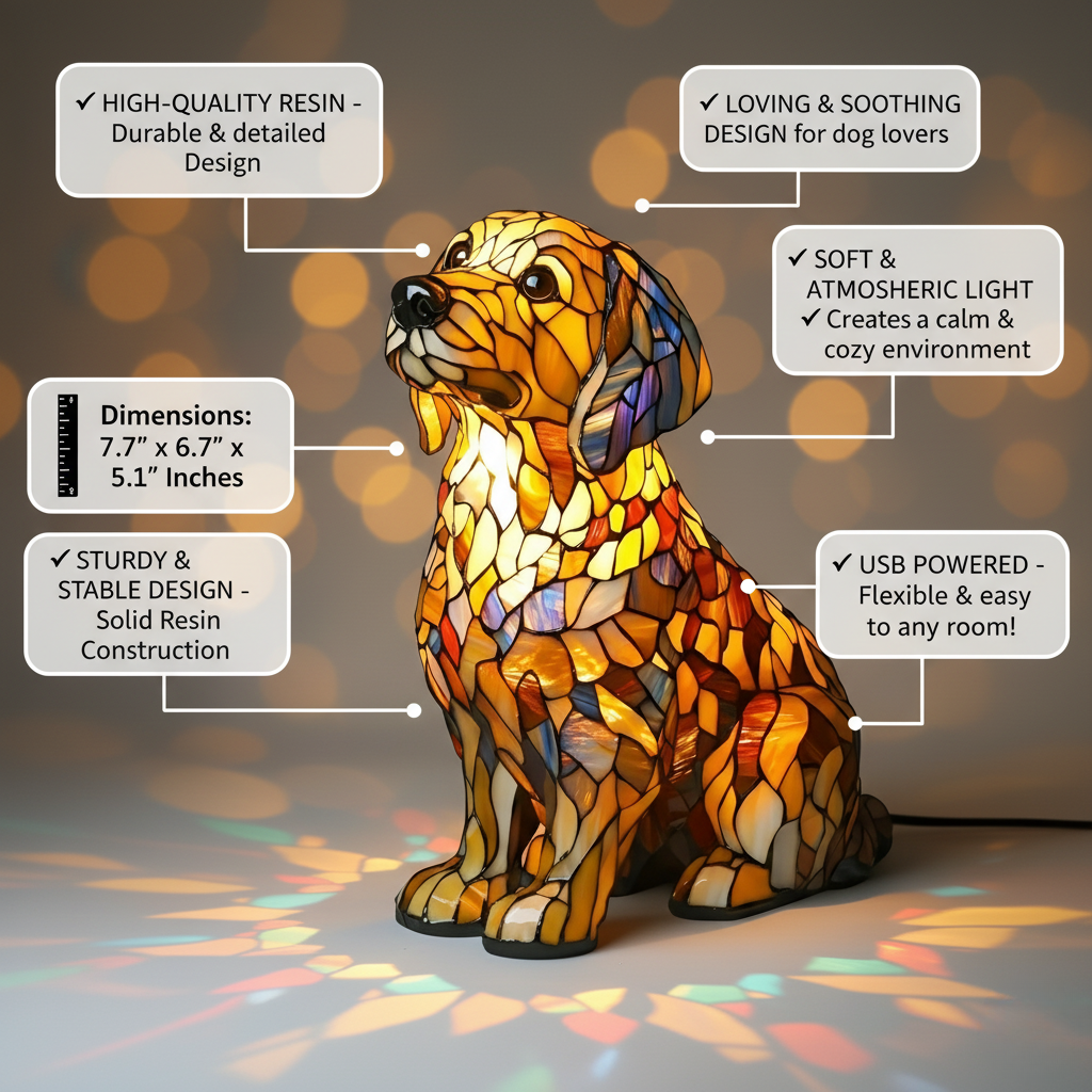 Buddy Strahlender Spiritueller Golden Retriever