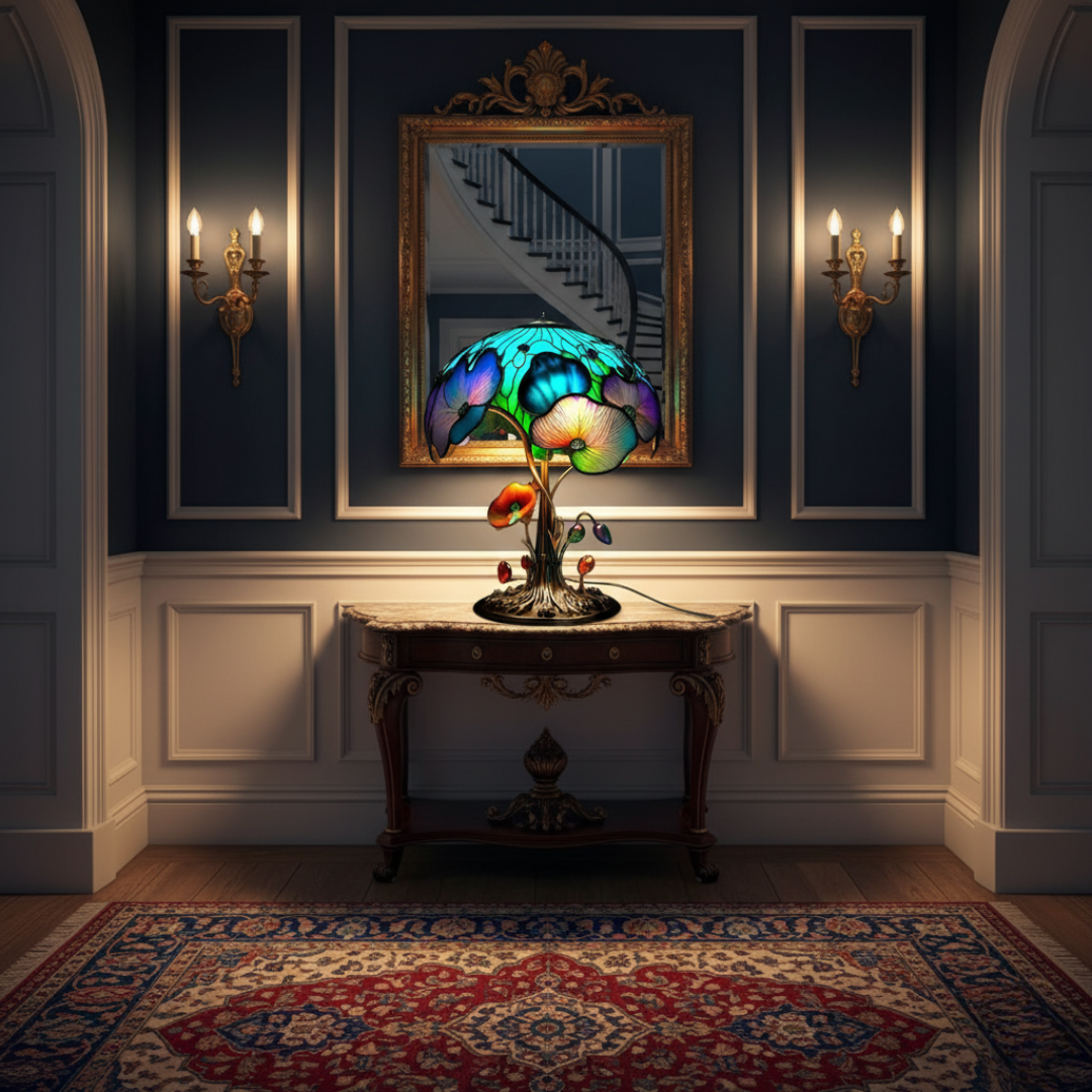 Boho-Chic Pilz Blumenlampe