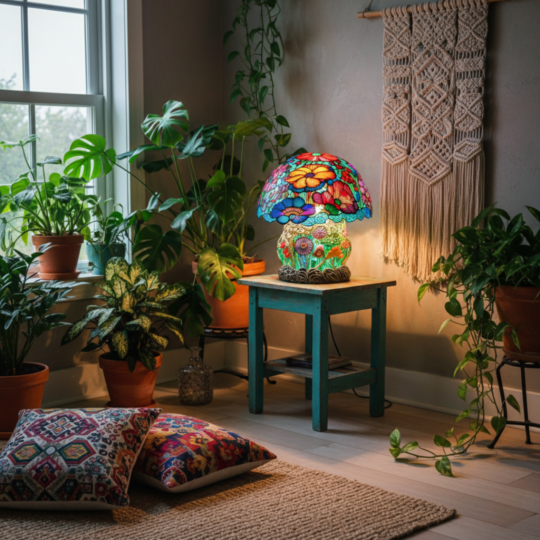 Frosted Mushroom Licht